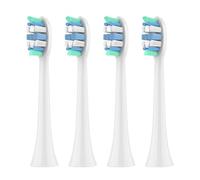 Compatible for Philips Electric Toothbrush Replacement Brush Heads, Toothbrush Head Compatible for Sonicare 2100 4100 5100 5300 6100 6500 7500(White-4 Pcs)