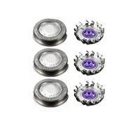 Compatible for Philips， HQ3 HQ4 HQ55 HQ56 HQ6900 HQ6868 HQ5812 HQ6874，Razor Replacement Shaver Head Razor Parts(3pcs)