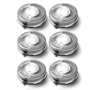 Compatible For Philips，Norelco Shavers Series 5000, HQ8 SH50 SH52 Upgrade Blades Replace Electric Shaver Head(6pcs)