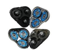 Compatible for Philips， S5000 S5370 S5571 S5420 S5140 S5078 S5077 S5050 S5082 S5380 S5400 Razor Blade Washable Replacement Shaver Head(2set)