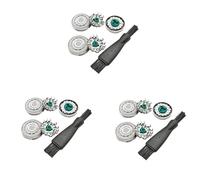 Compatible For Philips，Series S9000 S9090 S9031 S9111 S9531 S9551 S9711 S9712 S9721 S9731 S9733 S9800 RQ12 SH90 Replace Electric Shaver Head(9pcs)