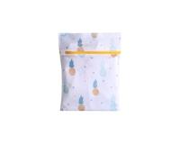 Compatible for Pineapple Printing Zippered Mesh Laundry Bag Polyester Washing Net Bag For Underwear Sock Washing Machine Pouch Clothes Bra Bags (Color : 30X40)