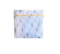 Compatible for Pineapple Printing Zippered Mesh Laundry Bag Polyester Washing Net Bag For Underwear Sock Washing Machine Pouch Clothes Bra Bags (Color : 60X60)