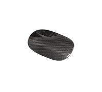 Compatible For Porsche Macan 14 15 16 17 Fuel Tank Cap Sticker Stick On Type Gloss Black Real Dry Carbon Fiber Fuel Door Cover - 1 Pcs