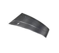 Compatible For Porsche Macan 2014-2018 Front Engine Hood Middle Trunk Trim Cover Carbon Fiber/FRP Bonnet Sticker Cap(Carbon Fiber Pattern)