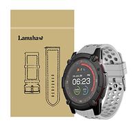 Compatible for PowerWatch 2 Band, Blueshaw Silicone Replacement Wristbands Sport Strap with Metal Buckle Compatible for Matrix PowerWatch 2 (Grey)