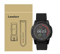 Compatible for PowerWatch 2 Band, LvBu Stainless Steel Mesh Loop Straps Compatible for Matrix PowerWatch 2 (Black)