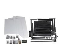 Compatible For Prusa 3D Printer - XL Acrylic Enclosure Kit, Minimalist Printable With Fasteners Doors PC Panel(With printed parts)