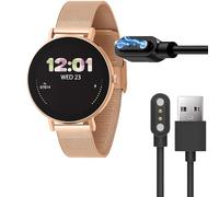 Compatible for RADLEY Series 28 Smart Watch Charger, Blueshaweu 2 Pin Magnetic USB Replacement Charging Compatible for RADLEY Series 28 Amoled Smart Watch for Women with 1.19" (Black)