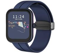 Compatible for RADLEY Series Smartwatch 14 mm 16 mm 18 mm 20mm 22mm Soft Silicone Magnetic Buckle Sport Wristband Replacement Straps Compatible for RADLEY Series 32/20/28/21/33/19/46/10 (Blue, 16mm)