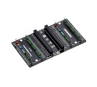 Compatible For Raspberry Pi Pico Expansion Board with Dual 2 x 20 Pin Headers, Reset Button, and Clear Pin Labels for Easy Connectivity and Debugging