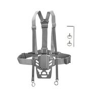Compatible for RC Plus 2 Remote Controller Chest Strap with Abdomen Support Bracket for Agras & Matrice Series Drones