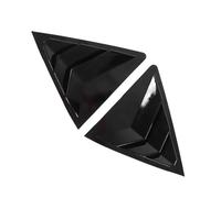 Compatible For Rear Window Louver Shutter Carola Compatible For 14-18 Modifications Side Air Vents Shutter Cover Trim Exterior A Pair(Glossy Black)