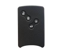 Compatible For Renault Megan 3 Laguna Fluence NEMA Clio 4 Captur Zoe Card 4 Button Key Cover Remote Protection Keychain(Style 8)