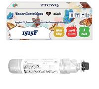Compatible for Ricoh 1515F Toner Cartridges Work for Ricoh Aficio MP161SPF MP171 MP171F MP171SPF MP201F Printers (1 Pack Black)