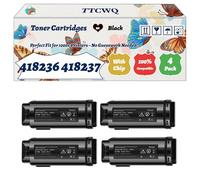 Compatible for Ricoh 418236 418237 418238 418239 Toner Cartridges Work for Ricoh IM C530F IM C530FB Printers, with Chip, High Yield 30500 Pages, High-Definition Printing (4 Pack Black)