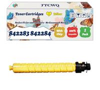 Compatible for Ricoh 842283 842284 842285 842286 Toner Cartridges Work for Ricoh IM C4500 IM C5500 IM C6000 Printers, with Chip, High Yield 43000 Pages, High-Definition Printing (1 Pack Yellow)