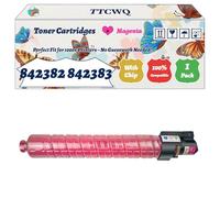Compatible for Ricoh 842382 842383 842384 842385 Toner Cartridges Work for Ricoh M C300 IM C300F Printers, with Chip, High Yield 27000 Pages, High-Definition Printing (1 Pack Magenta)