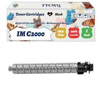 Compatible for Ricoh IM C2000 Toner Cartridges Work for Ricoh IM C2000 IM C2500 Printers, with Chip, High Yield 16500 Pages, High-Definition Printing (1 Pack Black)
