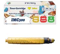 Compatible for Ricoh IMC300 Toner Cartridge Work for Ricoh IM C 300 IM C 300 F Printers, with Chip, High Yield 17000 Pages, High-Definition Printing (1 Pack Yellow)