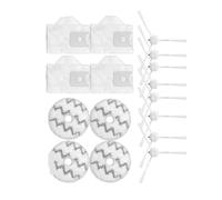 Compatible For RoidMi EVA Self-Cleaning Emptying Robot SDJ06RM，Vacuum Spare Parts Cleaning Tools Hepa Filter Side Main Brush Mop Cloths (Color : As shown j)