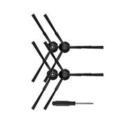 Compatible For Roidmi EVE Plus，Vacuum Cleaner Accessories Garbage Bag Main Brush Mop Cloth HEPA Filter Dust Bags Replacement Parts Cleaning Spare Parts (Color : Side brush 4pcs)