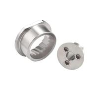 Compatible for Saeco，Compatible for Magic，Compatible for Royal，Compatible for Strato， A44TReplacement Stainless Steel Conical Grinder Burr Set, 48mm Spares Accessories