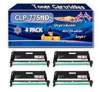 Compatible for Samsung CLP-775ND Toner Cartridges, Work for Samsung CLP-770 CLP-770ND CLP-775ND Printers, Toner Cartridges CLT-K6092S CLT-6092S CLT-609S CLT609S (4 Pack Black)