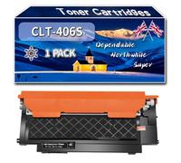 Compatible for Samsung CLT-406S Toner Cartridges, Work for Samsung CLX-3305FW CLX-3305W Xpress Printers (1 Pack Black)
