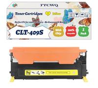 Compatible for Samsung CLT-409S Toner Cartridges Work for Samsung CLX-3175 CLX-3175FN CLX-3175FW CLX-3175N Printers, with Chip, High Yield 2500 Pages, High-Definition Printing (1 Pack Yellow)