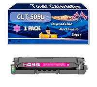 Compatible for Samsung CLT-505L Toner Cartridges, Work for Samsung ProXpress SL-C2620DW Printers (1 Pack Magenta)
