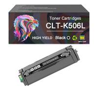 Compatible for Samsung CLT-506L CLT506L Toner Cartridge, Work with CLP-680 680DW 680DN CLX-6260FR 6260FD 6260FW CLX-6260ND 6260NR Printer，Reliability Longevity (Black)