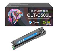 Compatible for Samsung CLT-506L CLT506L Toner Cartridge, Work with CLP-680 680DW 680DN CLX-6260FR 6260FD 6260FW CLX-6260ND 6260NR Printer，Reliability Longevity (Cyan)