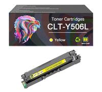Compatible for Samsung CLT-506L CLT506L Toner Cartridge, Work with CLP-680 680DW 680DN CLX-6260FR 6260FD 6260FW CLX-6260ND 6260NR Printer，Reliability Longevity (Yellow)