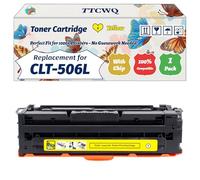 Compatible for Samsung CLT-506L Toner Cartridge Work for Samsung CLP-680DW CLP-680ND CLX-6260FD CLX-6260FR CLX-6260FW Printers (1 Pack Yellow)
