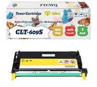 Compatible for Samsung CLT-609S Toner Cartridge Work for Samsung CLP-770ND CLP-775ND Printers, with Chip, High Yield 8000 Pages, High-Definition Printing (1 Pack Yellow)