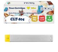 Compatible for Samsung CLT-804 Toner Cartridges Work for Samsung MultiXpress X 3200 Series X 3220 NR X 3280 NR Printers, with Chip, High Yield 20000 Pages, High-Definition Printing (1 Pack Yellow)