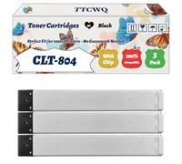 Compatible for Samsung CLT-804 Toner Cartridges Work for Samsung MultiXpress X 3200 Series X 3220 NR X 3280 NR Printers, with Chip, High Yield 20000 Pages, High-Definition Printing (3 Pack Black)