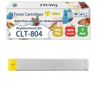 Compatible for Samsung CLT-804 Toner Cartridges Work for Samsung MultiXpress X 3200 Series X 3220 NR X 3280 NR Printers, with Chip, High Yield 20000 Pages, High-Definition Printing (1 Pack Yellow)