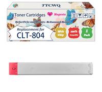 Compatible for Samsung CLT-804 Toner Cartridges Work for Samsung MultiXpress X 3200 Series X 3220 NR X 3280 NR Printers, with Chip, High Yield 20000 Pages, High-Definition Printing (1 Pack Magenta)