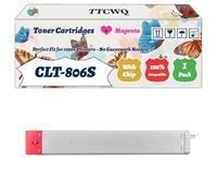 Compatible for Samsung CLT-806S Toner Cartridges for Samsung MultiXpress SL-X7400 SL-X7500 SL-X7600 Printer, with Chip, High Yield 55000 Pages, High-Definition Printing (1 Pack Magenta)