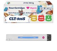 Compatible for Samsung CLT-806S Toner Cartridges Work for Samsung MultiXpress SL-X7400GX SL-X7400LX SL-X7500GX SL-X7600GX Printers (1 Pack Magenta)