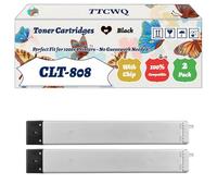 Compatible for Samsung CLT-808 Toner Cartridges Work for Samsung MultiXpress SL-X4300LX MultiXpress SL-X4250LX Printers, with Chip, High Yield 33000 Pages, High-Definition Printing (2 Pack Black)