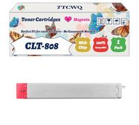 Compatible for Samsung CLT-808 Toner Cartridges Work for Samsung MultiXpress SL-X4300LX MultiXpress SL-X4250LX Printers, with Chip, High Yield 33000 Pages, High-Definition Printing (1 Pack Magenta)