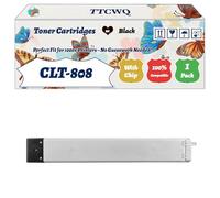 Compatible for Samsung CLT-808 Toner Cartridges Work for Samsung MultiXpress SL-X4300LX MultiXpress SL-X4250LX Printers, with Chip, High Yield 33000 Pages, High-Definition Printing (1 Pack Black)