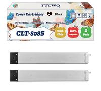 Compatible for Samsung CLT-808S Toner Cartridges Work for Samsung MultiXpress SMART MX4 X4220RX X4250LX Printers (2 Pack Black)