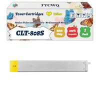 Compatible for Samsung CLT-808S Toner Cartridges Work for Samsung MultiXpress SMART MX4 X4220RX X4250LX Printers (1 Pack Yellow)