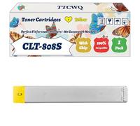Compatible for Samsung CLT-808S Toner Cartridges Work for Samsung MultiXpress X4220rx X4250lx X4300lx Printers, with Chip, High Yield 23000 Pages, High-Definition Printing (1 Pack Yellow)