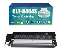 Compatible for Samsung CLT-K404S CLT-C404S CLT-M404S CLT-Y404S Toner Cartridge, Work with C430 C430W C480 C480W C480FN C480FW C432W C432 C433W C433 C482 C482FW C482W C483 Printer (Black)