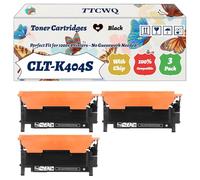 Compatible for Samsung CLT-K404S Toner Cartridges Work for Samsung Xpress SL-C430W SL-C432 SL-C433 SL-C480 SL-C480FN SL-C480FW SL-C480W SL-C482 Printers (3 Pack Black)